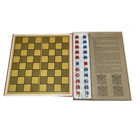 VTG Pass-O Board Game 1960's Game Watkins Strathmore Family Night RARE Pass O - Picture 4 of 9